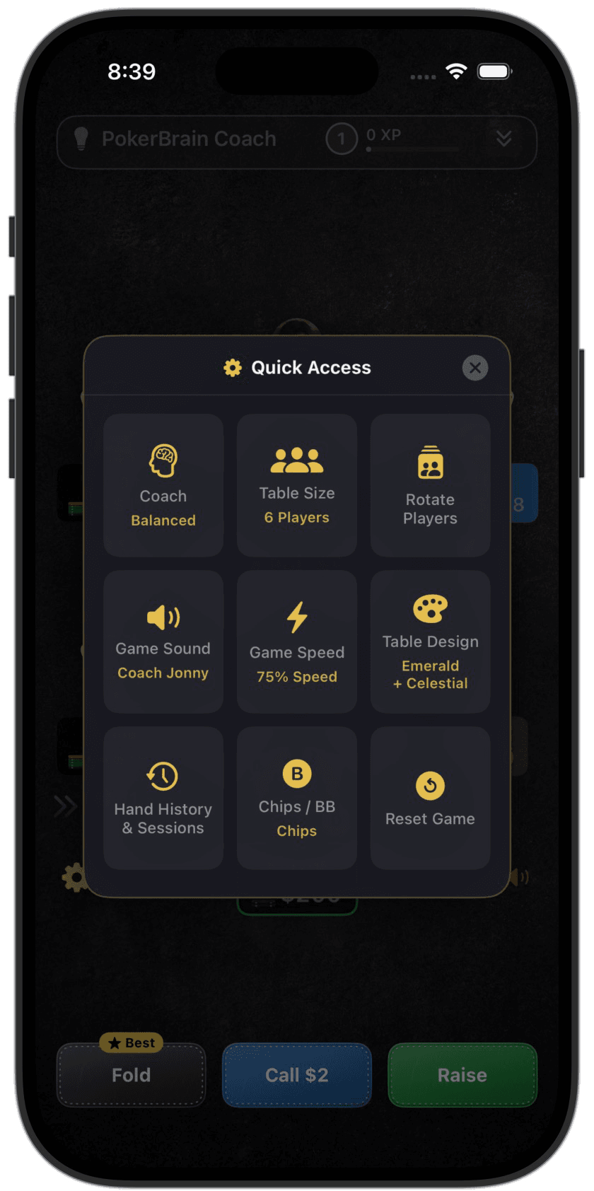 Quick access